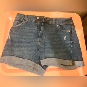 Denim Blue Jean Shorts